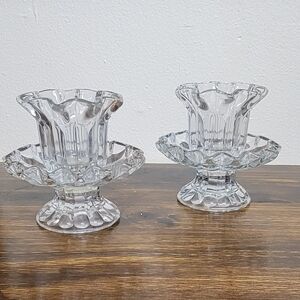 Glass Candle Holders